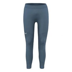 Bielizna termoaktywna narciarska męska Salewa Zebru Medium Warm Amr M Tight. Niebieskia bielizna termoaktywna Salewa, m, bez wzorów, z elastanu, bez ramiączek, narciarskie. Za 458.50 zł.