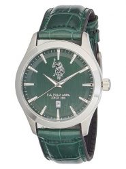 U.S. Polo Assn. Zegarek kwarcowy w kolorze srebrno-zielonym rozmiar: onesize. Zielone, analogowe zegarki U.S. Polo Assn., ze stali. Za 252.99 zł.