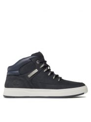 Timberland Sneakersy Davis Square Hiker TB0A2AQD0191 Granatowy. Niebieskie buty sportowe casual Timberland, bez wzorów, ze skóry, bez zapięcia. Za 399.99 zł.