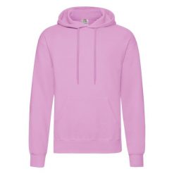 Męska Klasyczna Bluza Z Kapturem. Czerwone bluzy Fruit of the Loom, m, bez wzorów, z kapturem. Za 80.99 zł.