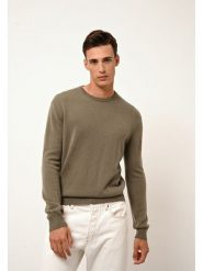 Just Cashmere Kaszmirowy sweter "Howard" w kolorze khaki rozmiar: XXL. Brązowe swetry nierozpinane Just Cashmere, xxl, bez wzorów, z kaszmiru, bez kołnierzyka, bez ramiączek. Za 413.99 zł.