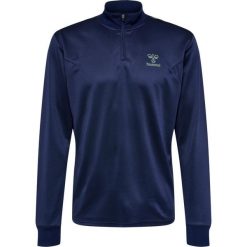 Półzapinana bluza dresowa Hummel HmlStaltic. Niebieskie bluzy Hummel, s, bez wzorów, z dresówki, bez kaptura. Za 182.75 zł.