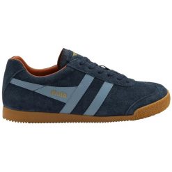 Sneakersy Gola Harrier. Brązowe buty sportowe casual Gola, bez wzorów, bez zapięcia. Za 427.50 zł.