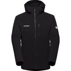 Kurtka softshell męska Mammut Ultimate Comfort SO. Czarne kurtki Mammut, l, bez wzorów, z softshellu, bez kaptura. Za 1,103.00 zł.