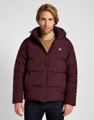MĘSKA KURTKA PUCHOWA LEE PUFFER JACKET VELVET BEET 112355679. Kurtki Lee, m, bez wzorów, z puchu, bez kaptura. Za 339.99 zł.