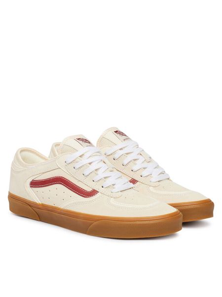 Vans Tenisówki Rowley Classic VN000SF4I661 Kremowy. Białe trampki Vans, m, bez wzorów, bez zapięcia. Za 399.99 zł.
