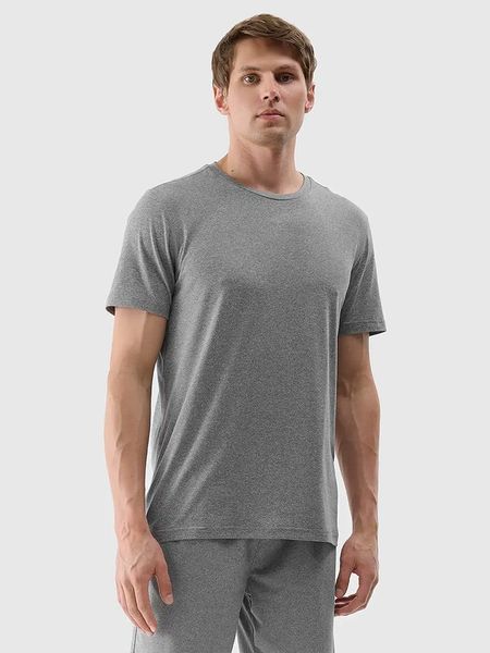 4F Koszulka sportowa w kolorze szarym rozmiar: S. Szare t-shirty sportowe 4F, bez wzorów, z materiału, bez ramiączek, outdoorowe. Za 30.63 zł.