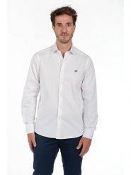 The Time of Bocha Koszula w kolorze białym rozmiar: L. Białe koszule The Time of Bocha, l, bez wzorów, z bawełny, bez kołnierzyka, bez ramiączek. Za 117.99 zł.