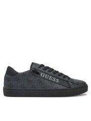 Guess Sneakersy FMJTIK FAL12 Czarny. Czarne buty sportowe casual Guess, z aplikacjami, ze skóry, bez zapięcia. Za 279.99 zł.