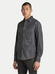G-Star Raw Koszula jeansowa Nimes D23009-D540 Szary Regular Fit. Szare koszule G-Star Raw, m, bez wzorów, z bawełny, bez kołnierzyka, bez ramiączek. Za 319.99 zł.
