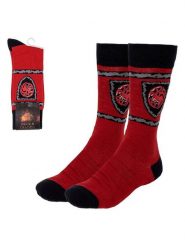 Lucky Socks Skarpety "House of Dragon" w kolorze czerwono-czarnym rozmiar: 35-41. Czarne skarpety Lucky Socks, bez wzorów. Za 30.99 zł.