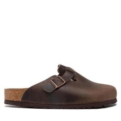 Klapki Birkenstock. Brązowe klapki Birkenstock. Za 649.99 zł.