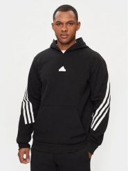 Adidas Bluza Future Icons 3-Stripes IN1841 Czarny Relaxed Fit. Czarne bluzy Adidas, l, bez wzorów, z syntetyku, bez kaptura. Za 189.99 zł.