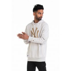 Bluza z kapturem New York Yankees. Brązowe bluzy z kapturem New Era, s, bez wzorów, z kapturem. Za 296.00 zł.