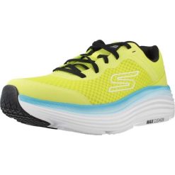 Buty SKECHERS MAX CUSHIONING END Żółty. Żółte buty turystyczne Skechers, bez wzorów, z syntetyku, bez zapięcia, trekkingowe, skechers sport. Za 362.65 zł.