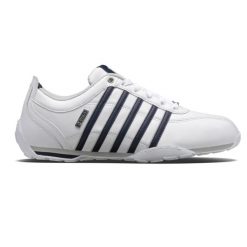 Buty sportowe męskie K-Swiss Arvee 1.5 skórzane sneakersy do kostki klasyczne. Białe sztyblety K-SWISS, bez wzorów, bez obcasa, bez zapięcia. Za 259.00 zł.