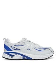 Under Armour Sneakersy Apparition Tech 6005280 Szary. Szare buty sportowe casual Under Armour, bez wzorów, ze skóry, bez zapięcia. Za 599.99 zł.