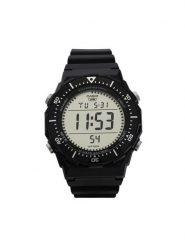 Casio Zegarek Sport AE-1700H-1AVEF Czarny. Czarne, cyfrowe zegarki Casio. Za 249.99 zł.