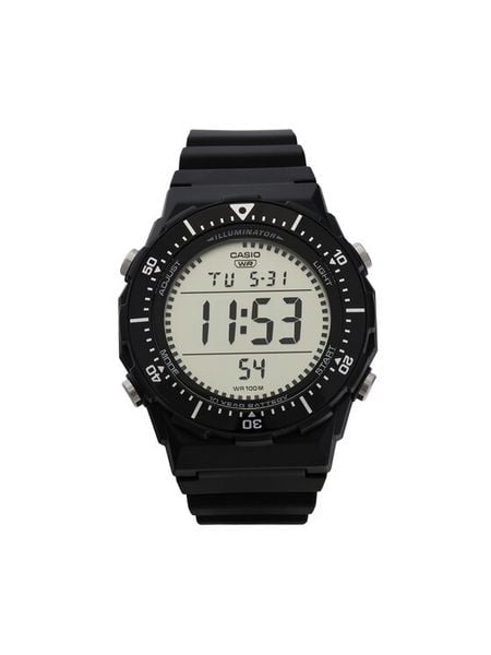 Casio Zegarek Sport AE-1700H-1AVEF Czarny. Czarne, cyfrowe zegarki Casio. Za 249.99 zł.