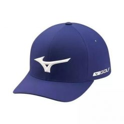 Czapka z daszkiem golf Mizuno Tour Delta Niebieski. Niebieskie czapki z daszkiem Mizuno, bez wzorów, z tkaniny. Za 322.95 zł.