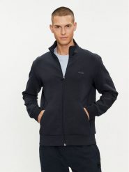 Boss Bluza Skaz 50506152 Granatowy Regular Fit. Niebieskie bluzy Boss, m, bez wzorów, z bawełny, bez kaptura. Za 559.99 zł.