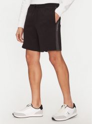 Calvin Klein Jeans Szorty sportowe J30J327246 Czarny Relaxed Fit. Czarne krótkie spodenki sportowe Calvin Klein Jeans, m, bez wzorów, z bawełny. Za 249.99 zł.
