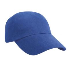 Szczotkowana Bawełniana Czapka Z Daszkiem O Niskim Profilu. Niebieskie czapki z daszkiem RESULT HEADWEAR, bez wzorów, z bawełny. Za 38.99 zł.