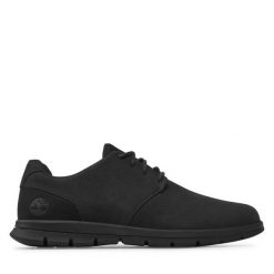 Półbuty Timberland. Czarne eleganckie półbuty Timberland, bez wzorów, bez obcasa, bez zapięcia. Za 539.99 zł.