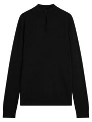 Perfect Cashmere Kaszmirowy sweter "Lucas" w kolorze czarnym rozmiar: S. Czarne swetry nierozpinane Perfect Cashmere, s, bez wzorów, z kaszmiru, bez kołnierzyka, bez ramiączek. Za 434.99 zł.