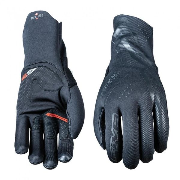 Rękawiczki CYCLONE INFINIUM STRETCH - CZARNE - M/9. Czarne rękawiczki FIVE GLOVES, bez wzorów, z gore-texu. Za 234.00 zł.