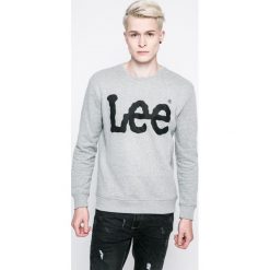 Lee - Bluza. Szare bluzy marki Lee, z nadrukiem, z bawełny. W wyprzedaży za 159.90 zł.