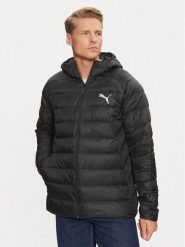 Puma Kurtka puchowa PackLITE 849355 Czarny Slim Fit. Czarne kurtki Puma, m, bez wzorów, z puchu, bez kaptura. Za 359.99 zł.