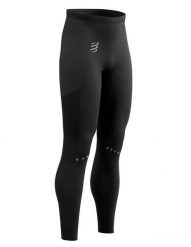Legginsy do biegania Compressport Winter Running Legging M. Czarne legginsy długie sportowe Compressport, l, bez wzorów, z dzianiny, do biegania. Za 429.55 zł.