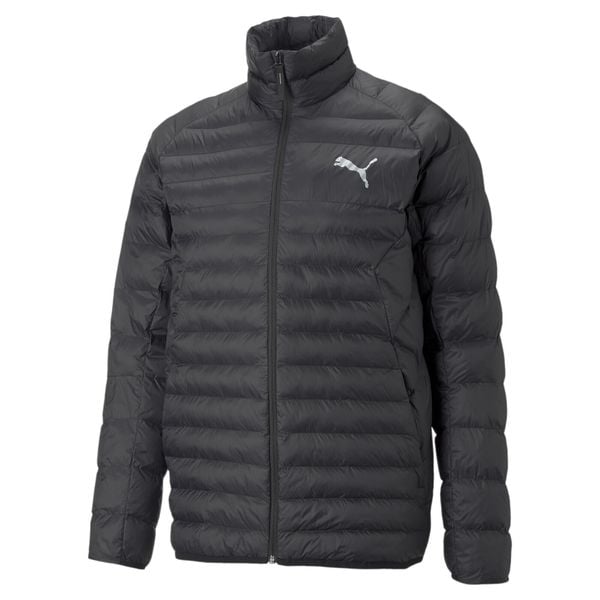 Męska kurtka PackLITE PUMA Black. Czarne kurtki Puma, l, bez wzorów, z puchu, bez kaptura. Za 395.00 zł.