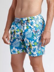 Admas Szorty kąpielowe w kolorze niebieskim rozmiar: XXL. Niebieskie krótkie spodenki sportowe admas, xxl, bez wzorów, z materiału. Za 113.99 zł.