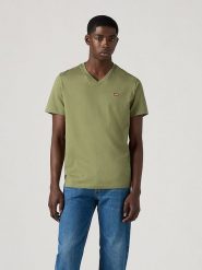 Levi's Koszulka w kolorze oliwkowym rozmiar: S. Brązowe bezrękawniki Levi's®, s, bez wzorów, z bawełny, bez kołnierzyka, bez ramiączek. Za 61.75 zł.