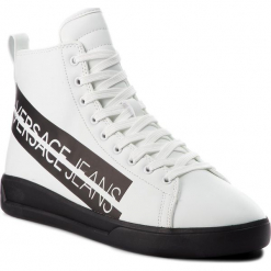 Sneakersy VERSACE JEANS - E0YSBSH5 70849 MBX. Białe buty sportowe casual marki Versace Jeans, z jeansu. Za 699.00 zł.