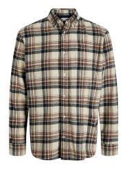 Jack & Jones Koszula "Classic" w kolorze beżowym rozmiar: M. Brązowe koszule Jack & Jones, m, bez wzorów, z bawełny, bez kołnierzyka, bez ramiączek. Za 151.77 zł.