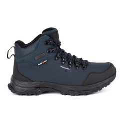 Vico Granatowe wysokie trekkingowe buty męskie niebieskie. Niebieskie trekkingi bez wzorów, bez zapięcia. Za 227.37 zł.