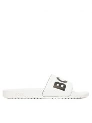 BOSS Klapki Aryeh 50536835 Biały. Białe klapki Boss, ze skóry. Za 239.99 zł.