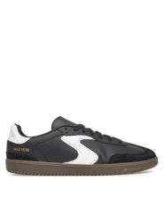Skechers Sneakersy Hotshot - Pyke 254150/BLW Czarny. Czarne buty sportowe casual Skechers, bez wzorów, ze skóry, bez zapięcia. Za 179.99 zł.