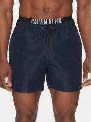 Calvin Klein Swimwear Szorty kąpielowe KM0KM01093 Granatowy Regular Fit. Niebieskie kąpielówki Calvin Klein Swimwear, l, bez wzorów, z syntetyku. Za 209.99 zł.
