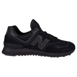 Buty do chodzenia męskie New Balance 574. Czarne buty sportowe casual New Balance, bez wzorów, z materiału, bez zapięcia, new balance 574. Za 704.00 zł.