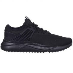 Buty do chodzenia męskie Puma Pacer Future. Czarne buty sportowe casual Puma, bez wzorów, z materiału, bez zapięcia. Za 305.00 zł.
