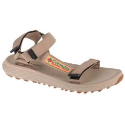 Sandały Columbia Konos Globetrot Sandal 2126931258 beżowy. Brązowe sandały z gumy, bez zapięcia. Za 331.70 zł.
