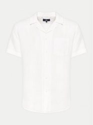 La Martina Koszula YMC025 TL319 Biały Regular Fit. Białe koszule La Martina, l, bez wzorów, ze lnu, bez kołnierzyka, bez ramiączek. Za 409.99 zł.