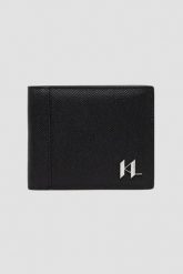 KARL LAGERFELD Czarny portfel skórzany Monogram. Czarne portfele KARL LAGERFELD, bez wzorów. W wyprzedaży za 380.99 zł.