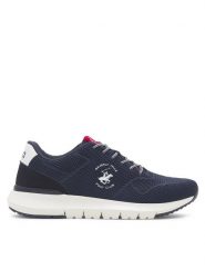Beverly Hills Polo Club Sneakersy V5-6136 Granatowy. Niebieskie buty sportowe casual Beverly Hills Polo Club, bez wzorów, z materiału, bez zapięcia. Za 199.99 zł.