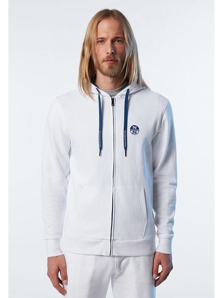 North Sails Bluza w kolorze białym rozmiar: XL. Białe bluzy North Sails, xl, bez wzorów, z bawełny, bez kaptura. Za 156.61 zł.