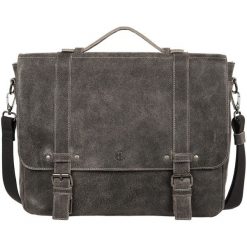 Duża torba męska skórzana Canaletto – laptop 15" TM262s342. Szare torby na laptopa . Za 494.00 zł.